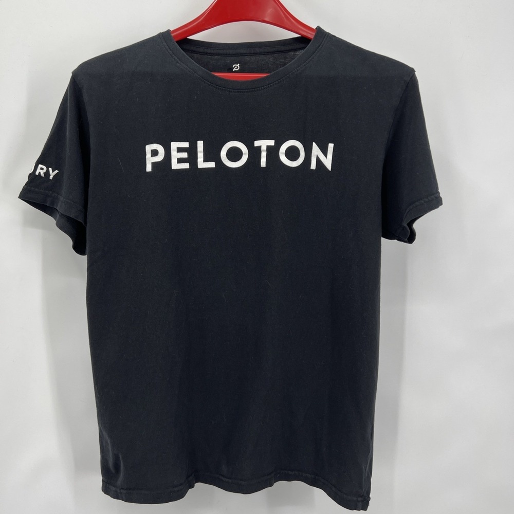 Peloton Tee Century 100 Small Black Short Sleeve Crewneck Milestone Collection